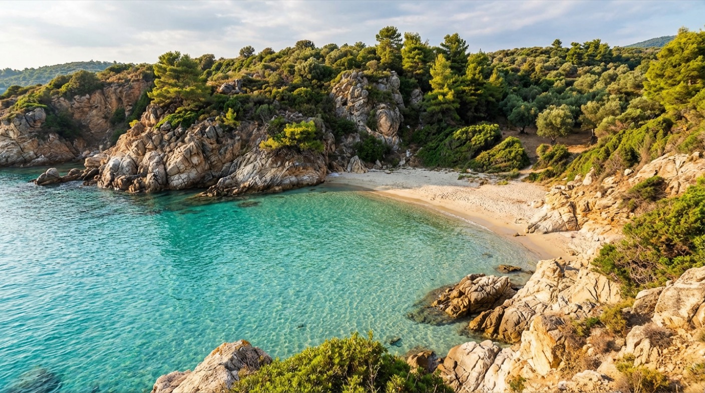 Skriveni zaliv na Halkidikiju