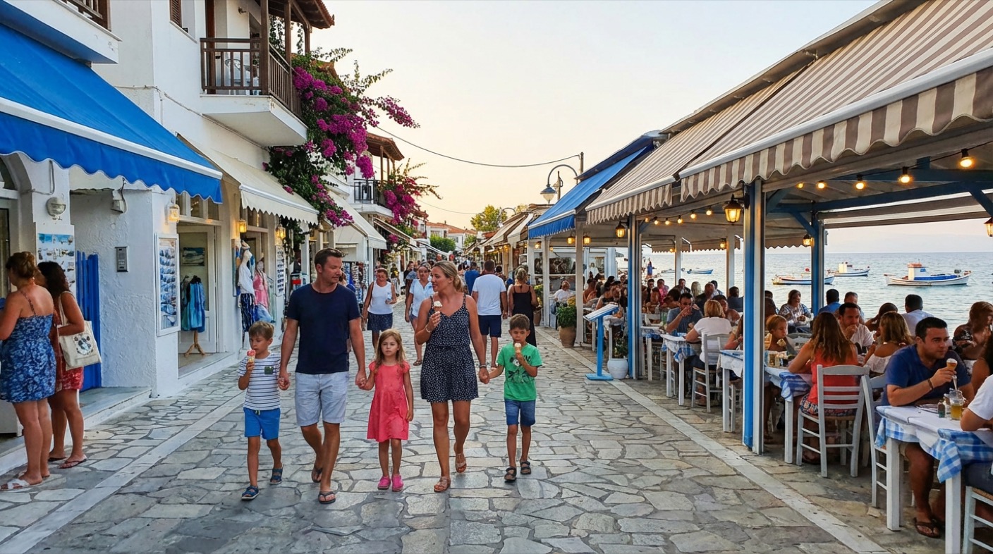 Šetalište u centru Haniotija