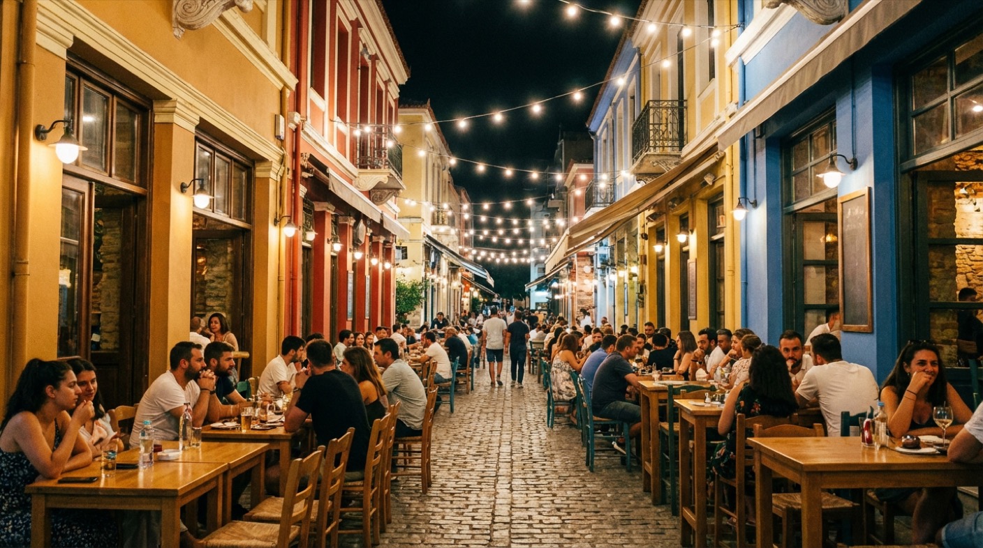 Ladadika kvart u Solunu