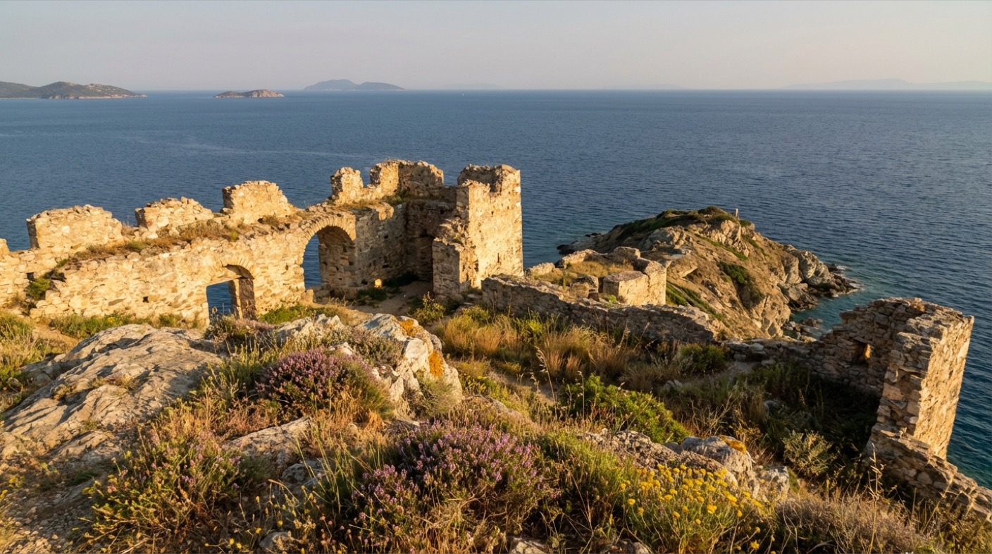 Ruševine vizantijske tvrđave u Toroniju