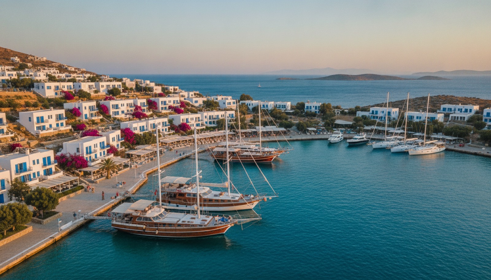 Marina sa guletima u Bodrumu